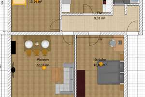 Helle 3-Zimmer Wohnung mit Balkon in München-Milbertshofen – Die vollständige Adresse der Immobilie erhältst du vom Anbieter., 80807 Milbertshofen, München – Vorschaubild 25
