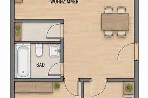 INVEST: 2-Zimmer in TOP-Lage Leipzig Gohlis *1700€/qm* + Außen-Stellplatz – Die vollständige Adresse der Immobilie erhältst du vom Anbieter., 4157 Gohlis-Mitte, Leipzig – Vorschaubild 5