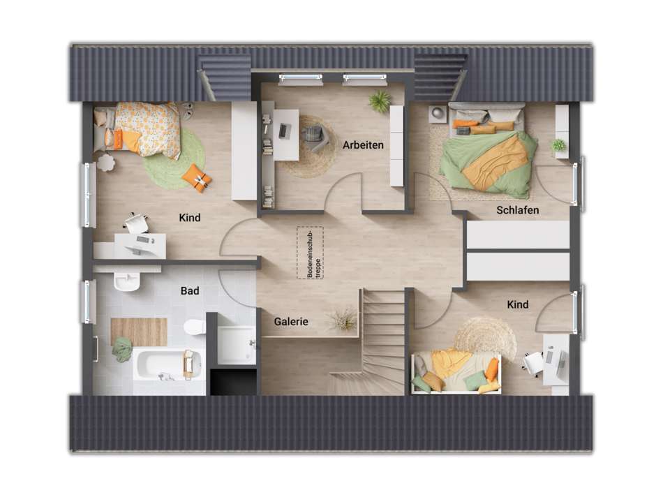 Grundrissbeipsiel OG zus. Zimm