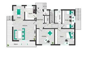 Eigenheim oder Kapitalanlage - freistehendes Wohnhaus mit zwei Wohnungen – Die vollständige Adresse der Immobilie erhältst du vom Anbieter., 97218 Gerbrunn – Vorschaubild 11