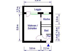 altersgerecht !!!!  !!kleine aber feine Wohnung für den Altersruhesitz!! – Bruno-Beye-Ring 1, 39130 Neu Olvenstedt, Magdeburg – Vorschaubild 4