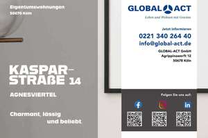 Ein Zuhause mit Veedel-Charme! Modernisierte 1-Zimmer Wohnung in der Kasparstraße 14, Köln - WE 6 – Kasparstraße 14, 50670 Neustadt/Nord, Köln – Vorschaubild 15