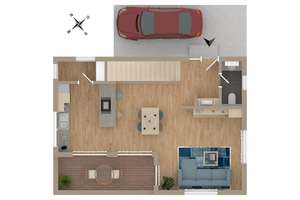 Außergewöhnliche 4-Zimmer-Wohnung in zentraler Lage von Landshut – Die vollständige Adresse der Immobilie erhältst du vom Anbieter., 84036 Achdorf, Landshut – Vorschaubild 2