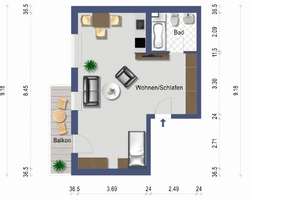 Appartement (Möbliert), zentrumsnah nur Einzelperson – Die vollständige Adresse der Immobilie erhältst du vom Anbieter., 69126 Rohrbach, Heidelberg – Vorschaubild 8
