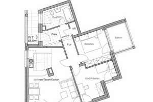 Neuwertige 3-Zimmer-Wohnung mit zwei Balkonen in optimaler Lage – Die vollständige Adresse der Immobilie erhältst du vom Anbieter., 90411 Schafhof, Nürnberg – Vorschaubild 12
