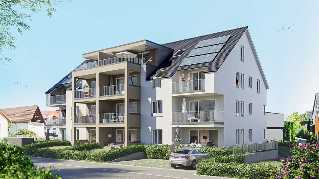 Mitten in Nufringen: 2-Zi-Senioren-Whg + Balkon