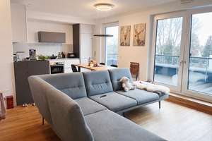 Moderne 3-Zimmer-Penthousewohnung, teilmöbliert, mit großer Terrasse – Top-Lage in Gerresheim