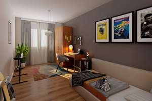 Erdgeschosswohnung mit Terrasse, eigenem Gartenanteil und zwei Bäder – Lichtenrader Damm 237, 12305 Lichtenrade, Berlin – Vorschaubild 4