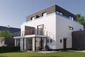 Neubau Doppelhaushälfte im Bauhaus-Design in zentraler Lage in Bogenhausen – München – Vorschaubild 3