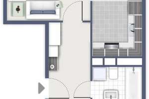 Nur 58 € Kaltmiete* 3-Raumwohnung mit West-Balkon – Irkutsker Straße 181, 9119 Kappel, Chemnitz – Vorschaubild 4