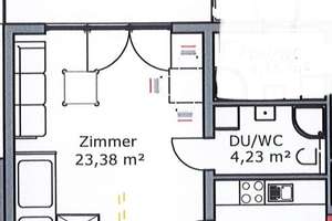 Erstbezug nach Modernisierung: 1-Zimmer-Wohnung in Frankfurt-Fechenheim – 60386 Fechenheim, Frankfurt am Main – Vorschaubild 1