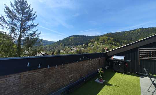 Helle 2-Zimmer-Wohnung mit großer Terrasse in Bad Wildbad