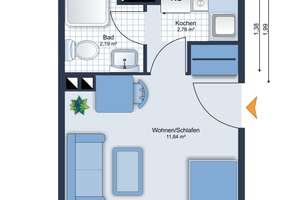 Kaufen statt mieten - tolles Cityapartment in Uninähe – Die vollständige Adresse der Immobilie erhältst du vom Anbieter., 50674 Neustadt/Süd, Köln – Vorschaubild 2
