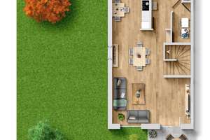 Familienfreundliches Neubau-Reihenhaus mit Terrasse – vielseitig nutzbar – Die vollständige Adresse der Immobilie erhältst du vom Anbieter., 26689 Apen – Vorschaubild 8