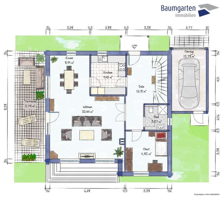 Grundriss Erdgeschoss