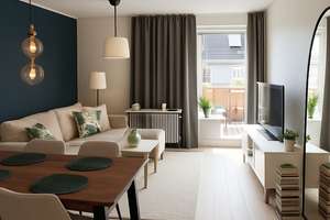 Stilvolle 2-Zimmerwohnung mit 2 Balkonen und Garage