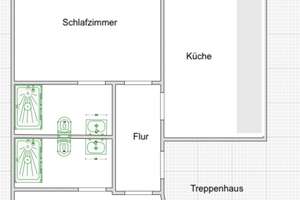 2 Zimmer Erdgeschoss Wohnung mit Garten/Terrasse und Einbauküche in Paderborn (WG geeignet, 2 Bäder) – Konrad-Martin-Straße 12, 33102 Kernstadt, Paderborn – Vorschaubild 4