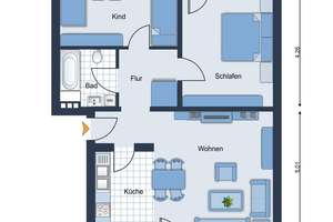 Perfekt für Paare & kleine Familien: Top-gepflegte 3-Zimmer-Oase in ruhiger 12-Parteien-Gemeinschaft – Die vollständige Adresse der Immobilie erhältst du vom Anbieter., 41065 Hardterbroich-Pesch, Mönchengladbach – Vorschaubild 11