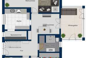 Liebevoll gepflegter Bungalow mit Wintergarten, großem Garten, Carport, Garage und Ausbaureserve – Nordfriesland (Kreis) – Vorschaubild 31