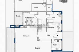 Architektenhaus mit außergewöhnlichem Entwicklungs­potenzial in Heilbronn-Ost – Die vollständige Adresse der Immobilie erhältst du vom Anbieter., 74074 Heilbronn, Heilbronn – Vorschaubild 19