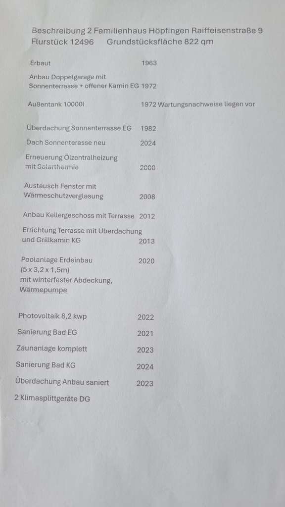Immobilie in Höpfingen - Großzügiges Haus mit Einliegerwohnung und Pool - Bild 1