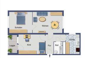 3 Zimmer Wohnung mit Balkon in Berlin-Köpenick