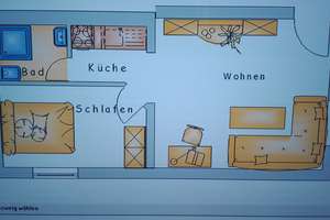 Gepflegte 2-Raum-EG-Wohnung mit Einbauküche in Bochum