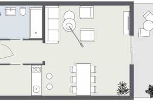 Oberste Etage! 1-Zimmer-Wohnung am Weinweg! – Regensburg – Vorschaubild 15