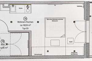 Studentenapartment am Dörnberg Campus hochwertig möbliert und Balkon zum Garten – Ladehofstraße 35, 93049 Westenviertel, Regensburg – Vorschaubild 15