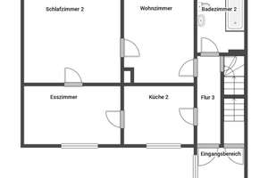 Flexibles Wohnen & Vermieten: 6-Zimmer-Reihenendhaus mit zwei Wohneinheiten nahe Güstrow – Die vollständige Adresse der Immobilie erhältst du vom Anbieter., 18276 Lüssow – Vorschaubild 22