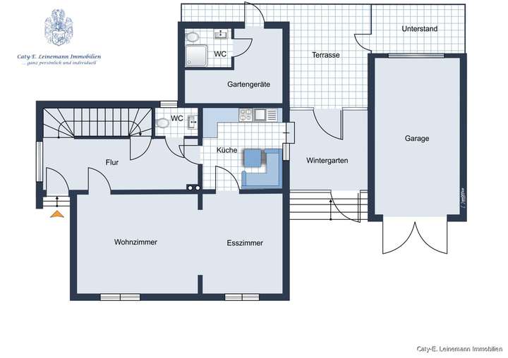 Skizze Grundriss Erdgeschoss