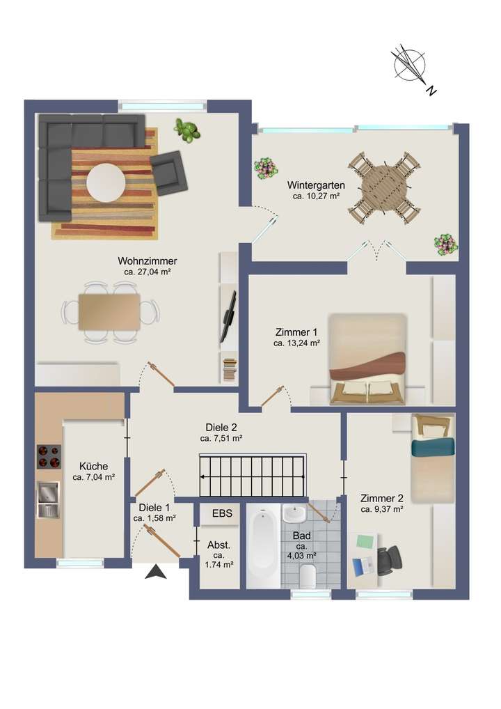 Grundriss Erdgeschoss