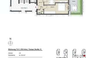 Moderne Wohnung zur Miete mit Terrasse in Lüneburg - Wentzel Dr. – Tartuer Straße 11, 21337 Neu-Hagen, Lüneburg – Vorschaubild 7
