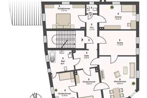 Bezugsfreier Altbauklassiker – 5 Zimmer an der Theresienwiese – Die vollständige Adresse der Immobilie erhältst du vom Anbieter., 80337 Sendlinger Feld, München – Vorschaubild 11