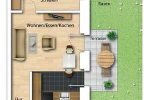 Wunderschöne 2-Raum-Wohnung mit Terrasse in ruhiger Lage und moderner Ausstattung! – Lutherstr. 5b, 39112 Sudenburg, Magdeburg – Vorschaubild 7