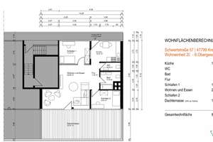 Schöne Möblierte Penthousewohnung in zentraler Lage Krefeld – Schwertstraße 67, 47799 Cracau, Krefeld – Vorschaubild 21