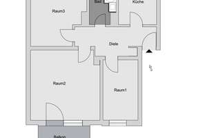 frisch modernisierte 3-Zimmer-Erdgeschoss Wohnung – Sachsenstraße 12, 93053 Kasernenviertel, Regensburg – Vorschaubild 3