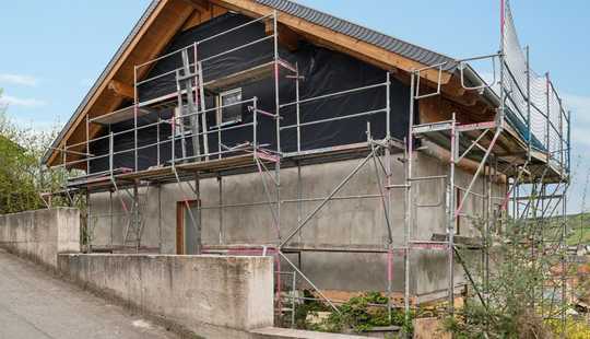 Bild von Attraktiver Rohbau in Hanglage – Selbstbauprojekt in Frei-Laubersheim mit Traumaussicht