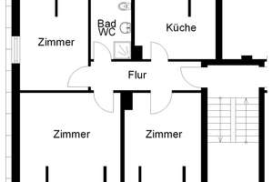 Helle 3-Zimmer-Wohnung am Kalkhügel in Osnabrück! – Schilgenstr. 17, 49080 Kalkhügel, Osnabrück – Vorschaubild 2