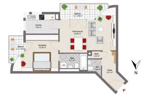Freie, helle 2-Zimmer-Wohnung nähe BMW! – 80809 Am Riesenfeld, München – Vorschaubild 10