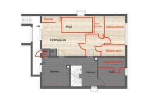 Wohnhaus mit großem Garten in naturnaher Lage von Dorndiel | Innenpool + Sauna – Darmstadt-Dieburg (Kreis) – Vorschaubild 41