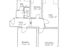 Perfekt mit großem Essbereich und Einbauküche direkt unterm Dach! – Cranachstraße 4, 9126 Lutherviertel, Chemnitz – Vorschaubild 3