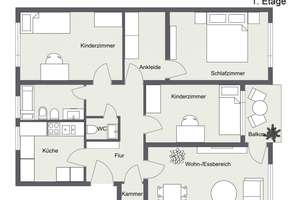 Stilvoll modernisierte 4,5-Zimmer-Wohnung in ruhiger Lage - Erbpacht – 68305 Waldhof, Mannheim – Vorschaubild 16