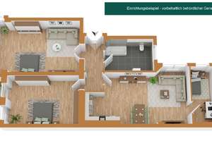 Attraktive 3,5-Zimmer Altbauwohnung 
mit offener Wohnküche und Balkon 
-Friedrichshain- – Petersburger Platz 8, 10249 Friedrichshain, Berlin – Vorschaubild 24