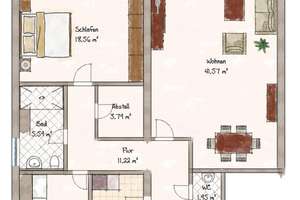 Großzügige 3-Zimmer-Wohnung in bevorzugter Wohnlage nahe dem Golfplatz – Die vollständige Adresse der Immobilie erhältst du vom Anbieter., 28329 Radio Bremen, Bremen – Vorschaubild 17