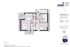 Licht + Raum! - 2,5-Zimmer-Dachgeschosswohnung (NEUBAU) mit sonniger Dachterrasse und Balkon – Glockenbecherstraße 32, 80935 Lerchenau-Ost, München – Vorschaubild 11
