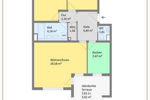 Gemütliche Wohnung mit Terrasse und Garten in ruhiger Lage von Ludwigsfeld! – Die vollständige Adresse der Immobilie erhältst du vom Anbieter., 89231 Neu-Ulm – Vorschaubild 11