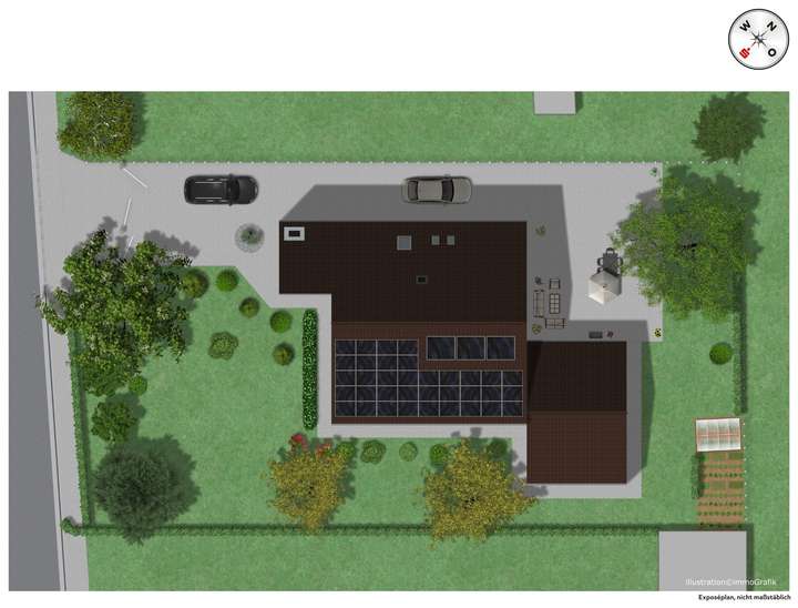 Lageplan illustriert