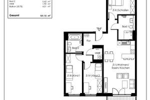 Moderne 4-Zimmer-Wohnung mit Balkon und gehobener Ausstattung in zentraler Lage – Subbelrather Str.  492a, 50825 Ehrenfeld (Ortsteil), Köln – Vorschaubild 8