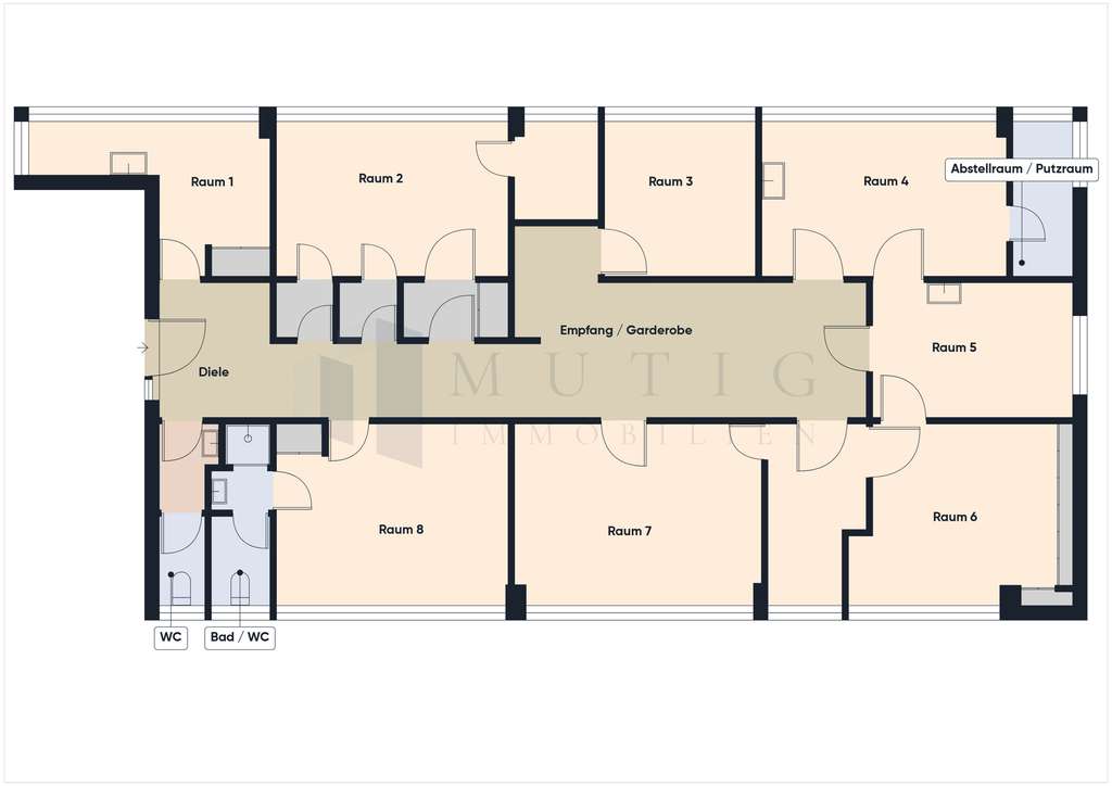 Immobilie in Vaihingen an der Enz - Investmentchance: ehemalige Arztpraxis mit genehmigter Wohnnutzung und Entwicklungspotenzial - Bild 1